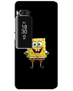 Чехол для Meizu Pro 7 Plus с картинкой «Классический Губка Боб»