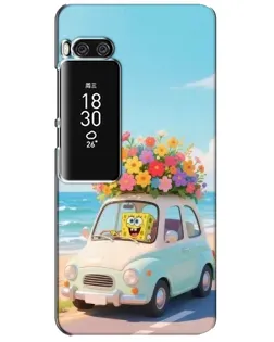 Чехол для Meizu Pro 7 Plus с картинкой «Автомобильное путешествие»