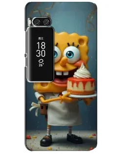Чехол для Meizu Pro 7 Plus с картинкой «Повар Спанч Боб»