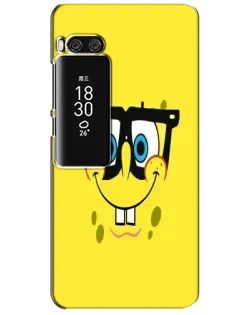 Чохол для Meizu Pro 7 Plus з картинкою «Мінімалістичний Спанч Боб»