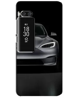 Чохол для Meizu Pro 7 Plus з картинкою «Tesla Model S Look»