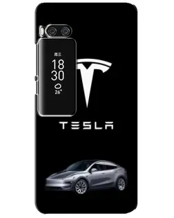 Чехол для Meizu Pro 7 Plus с картинкой «Tesla Model Y»