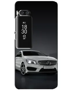 Чохол для Meizu Pro 7 Plus з картинкою «Mercedes AMG GT Silver»