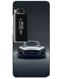 Чохол для Meizu Pro 7 Plus з картинкою «Mercedes на чорному»