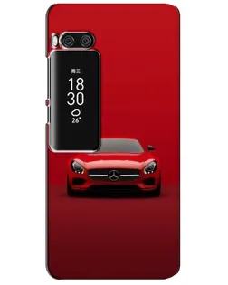 Чохол для Meizu Pro 7 Plus з картинкою «Червоний Mercedes AMG»