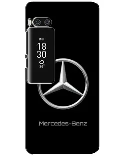 Чохол для Meizu Pro 7 Plus з картинкою «Mercedes Silver Logo»