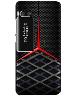 Чохол для Meizu Pro 7 Plus з картинкою «Mercedes Carbon Grid»