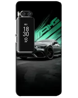 Чохол для Meizu Pro 7 Plus з картинкою «Темний Mercedes AMG»