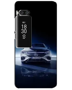Чохол для Meizu Pro 7 Plus з картинкою «Нічний Mercedes EQ»