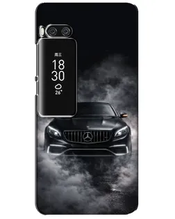 Чохол для Meizu Pro 7 Plus з картинкою «Mercedes у диму»