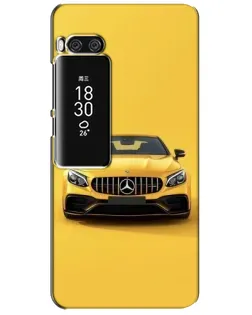 Чохол для Meizu Pro 7 Plus з картинкою «Жовтий Mercedes GT»