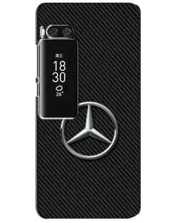Чохол для Meizu Pro 7 Plus з картинкою «Карбоновий Mercedes стиль»