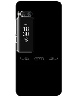 Чохол для Meizu Pro 7 Plus з картинкою «Audi — світловий підпис»