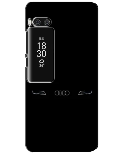 Чехол для Meizu Pro 7 Plus с картинкой «Audi — световой подпись»