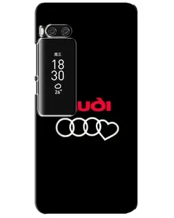 Чохол для Meizu Pro 7 Plus з картинкою «Логотип Audi Heart»