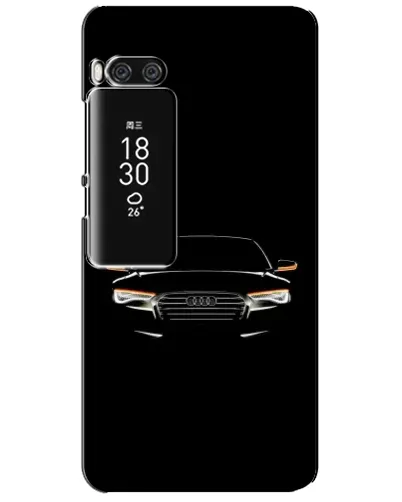 Чехол для Meizu Pro 7 Plus с картинкой «Audi — ночной контур»