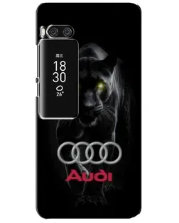 Чехол для Meizu Pro 7 Plus с картинкой «Пантера и Audi»