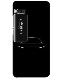 Чехол для Meizu Pro 7 Plus с картинкой «Взгляд Audi в темноте»