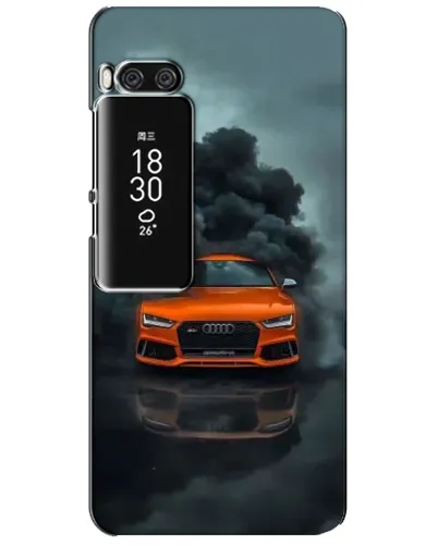 Чехол для Meizu Pro 7 Plus с картинкой «Audi в облаках дыма»