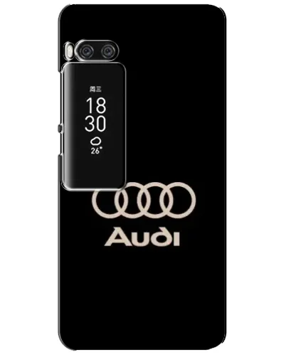 Чехол для Meizu Pro 7 Plus с картинкой «Audi — золотой логотип»