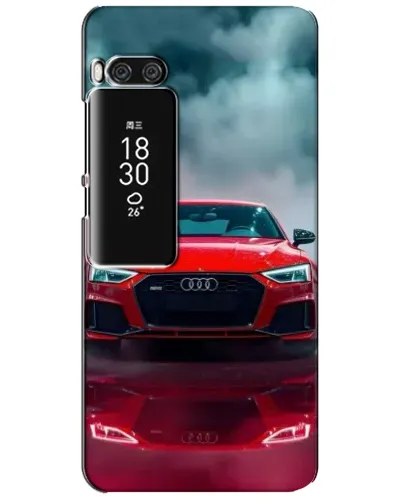 Чехол для Meizu Pro 7 Plus с картинкой «Audi RS — красный стиль»