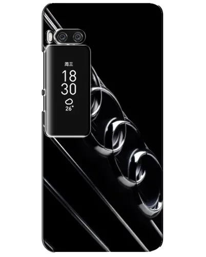 Чехол для Meizu Pro 7 Plus с картинкой «Audi — абстрактные кольца»