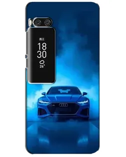 Чехол для Meizu Pro 7 Plus с картинкой «Audi — голубая энергия»