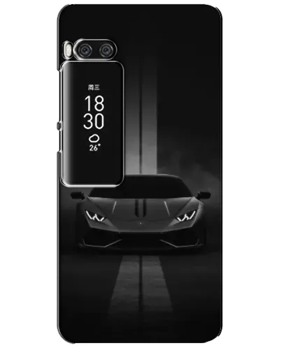 Чехол для Meizu Pro 7 Plus с картинкой «Lamborghini симметрия дорог»