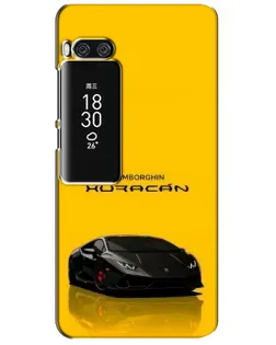 Чехол для Meizu Pro 7 Plus с картинкой «Lamborghini Huracan черный»