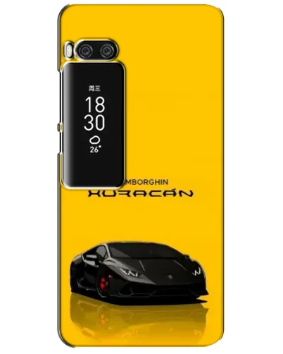 Чехол для Meizu Pro 7 Plus с картинкой «Lamborghini Huracan черный»