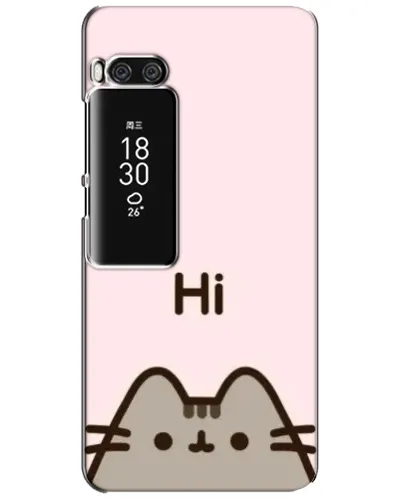 Чехол для Meizu Pro 7 Plus с картинкой «Пушин говорит Hi» Чехол для Meizu Pro 7 Plus с картинкой «Пушин говорит Hi»