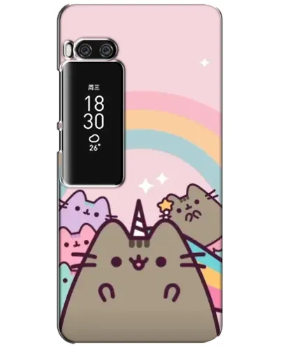 Чехол для Meizu Pro 7 Plus с картинкой «Единорог Pusheen» Чехол для Meizu Pro 7 Plus с картинкой «Единорог Pusheen»