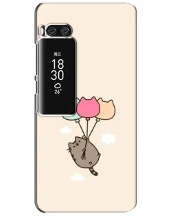 Чехол для Meizu Pro 7 Plus с картинкой «Пушин на шариках»
