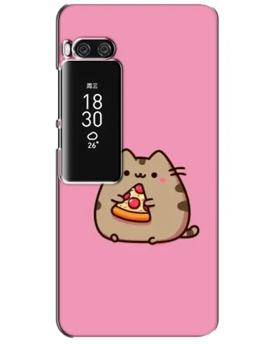 Чехол для Meizu Pro 7 Plus с картинкой «Пушин с пиццей» Чехол для Meizu Pro 7 Plus с картинкой «Пушин с пиццей»