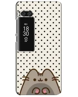 Чехол для Meizu Pro 7 Plus с картинкой «Пушин в горошек»