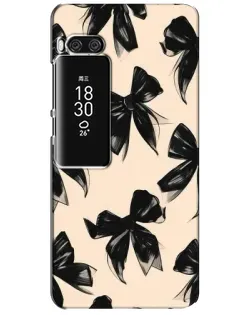 Чехол для Meizu Pro 7 Plus с картинкой «Паттерн черные банты» Чехол для Meizu Pro 7 Plus с картинкой «Паттерн черные банты»