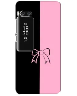 Чехол для Meizu Pro 7 Plus с картинкой «Половинки банта»
