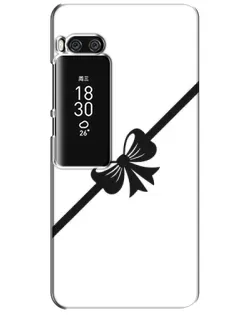 Чехол для Meizu Pro 7 Plus с картинкой «Диагональный бант»