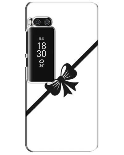 Чехол для Meizu Pro 7 Plus с картинкой «Диагональный бант»