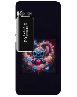 Чехол для Meizu Pro 7 Plus с картинкой «Stitch в цветах» Чехол для Meizu Pro 7 Plus с картинкой «Stitch в цветах»