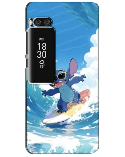 Чехол для Meizu Pro 7 Plus с картинкой «Стич на волне»