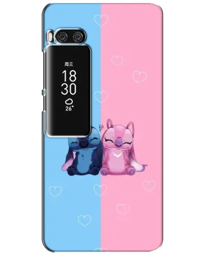 Чехол для Meizu Pro 7 Plus с картинкой «Stitch и Angel Love»