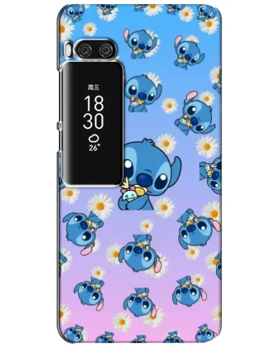 Чехол для Meizu Pro 7 Plus с картинкой «Паттерн со Стичем»