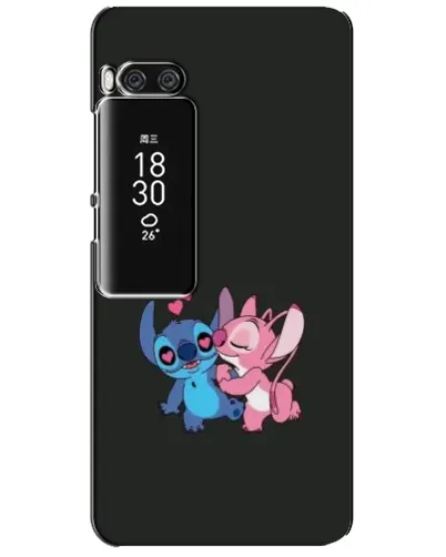 Чехол для Meizu Pro 7 Plus с картинкой «Анжел целует Стича»