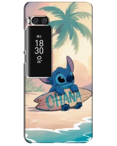 Чехол для Meizu Pro 7 Plus с картинкой «Стич на серфе»