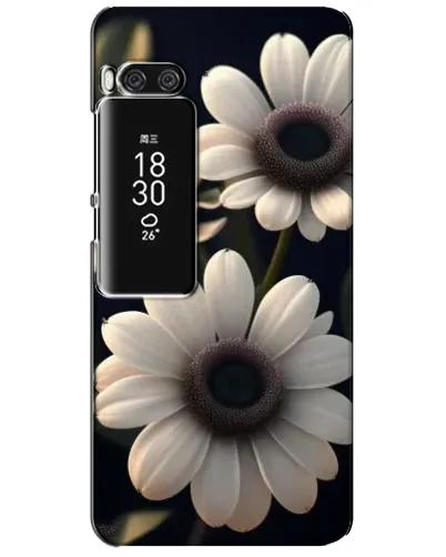 Чехол для Meizu Pro 7 Plus с картинкой «Белые маргаритки макро»
