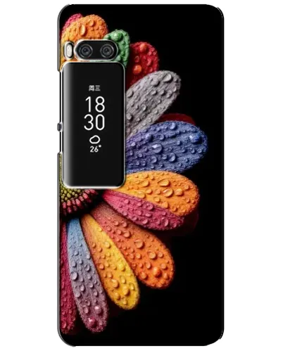 Чехол для Meizu Pro 7 Plus с картинкой «Радужный цветок»