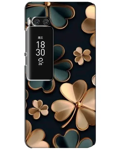 Чехол для Meizu Pro 7 Plus с картинкой «Клевер в золоте»