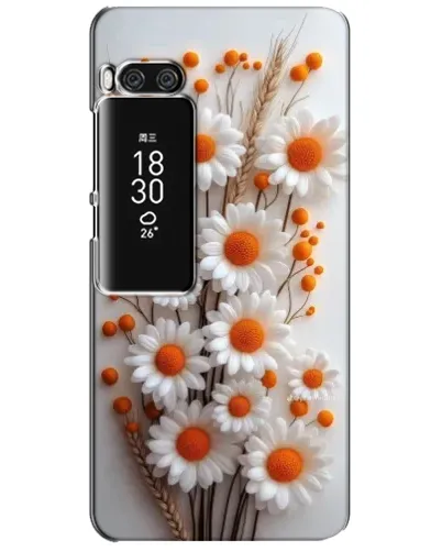 Чехол для Meizu Pro 7 Plus с картинкой «Белые сухоцветы»