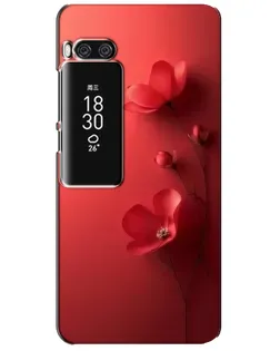 Чехол для Meizu Pro 7 Plus с картинкой «Маковые соцветия»